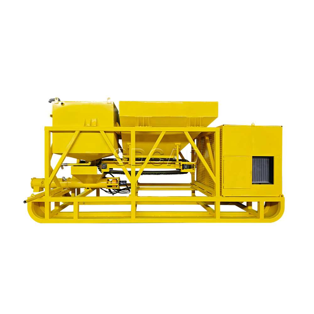 Skid-mounted Screw Mixer